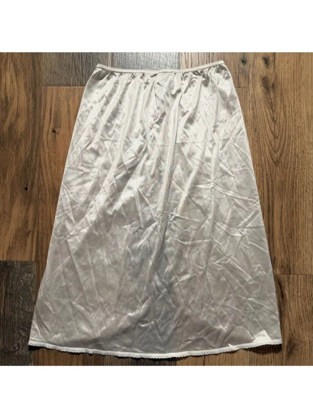 Vintage JC Penney Fantasia White Lace Half Slip Size S - Picture 5 of 5